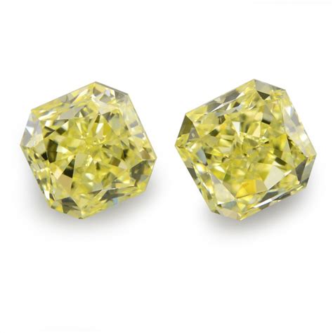 165 Carat Fancy Intense Yellow Diamonds Radiant Shape Vs2 Clarity