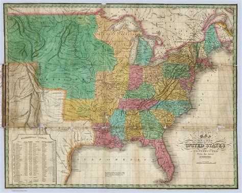 1830 Map Of United States Map