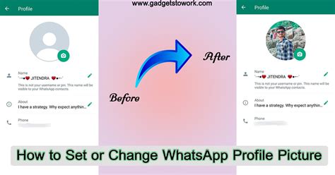 How To Set Or Change Whatsapp Profile Picture