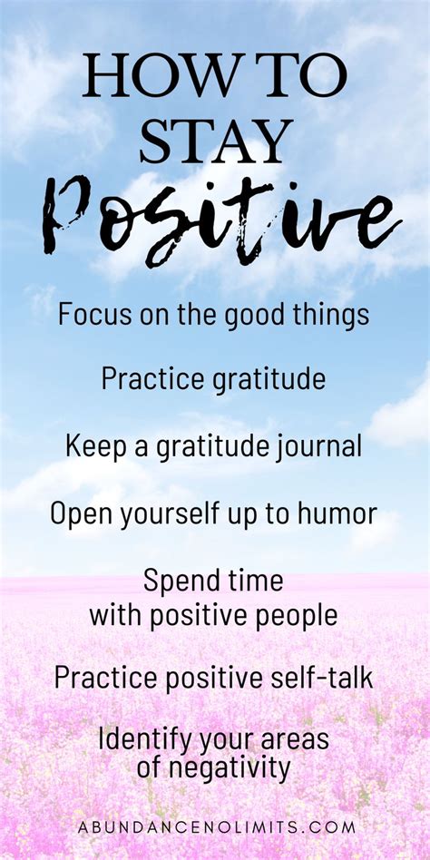 How To Stay Positive With 8 Positive Thinking Exercises Positive