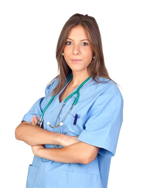 Happy Doctor Woman Stock Image Image Of Isolated Personnel 20287673