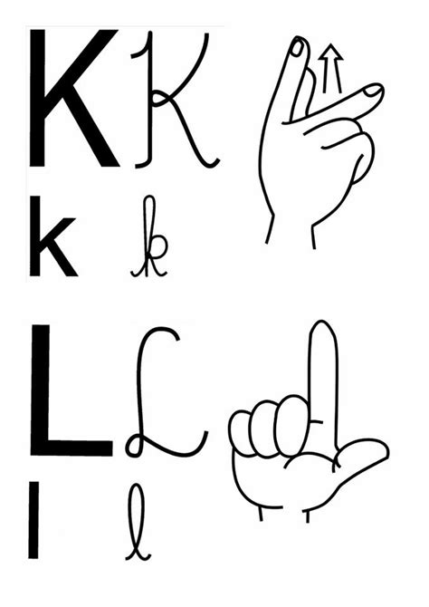 Alfabeto Em Libras Com 4 Tipos De Letras Para Imprimir