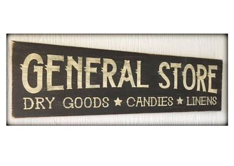 General Store Sign Mercantile Sign Dry Goods Sign General Etsy