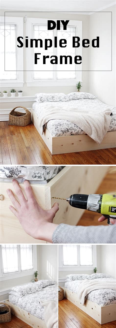 Buying a wooden king bed can be super pricey, but this inexpensive $150 diy slat king bed frame is not. 36 Easy DIY Bed Frame Projects to Upgrade Your Bedroom ...