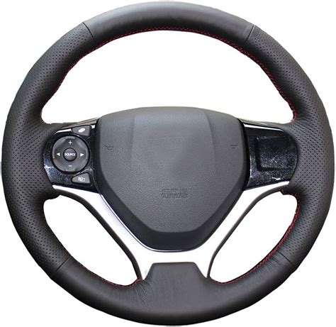 Eiseng Steering Wheel Cover For Honda Civic Sedan 2012 2013 2014 2015
