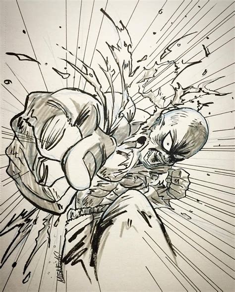 Migne Art Director Illustrator — One Punch Man 👊 Saitama 💥