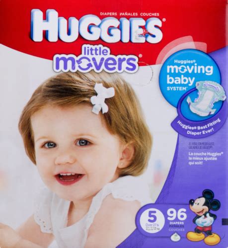 Huggies Little Movers Baby Diapers Size 5 27 Lbs 100 Count Kroger