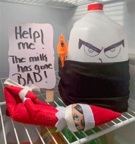 Milk Gone Bad Elf On The Shelf