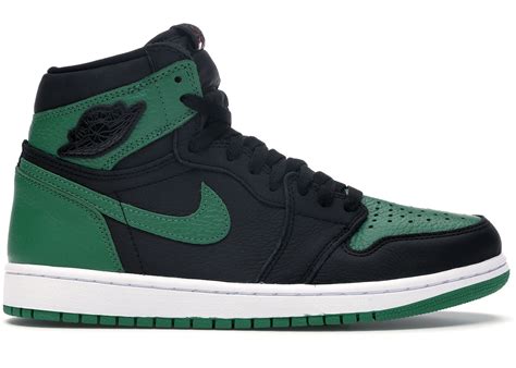 Jordan 1 Retro High Pine Green Black 555088 030