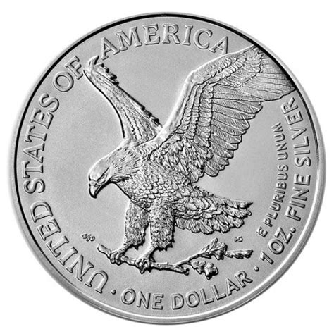2021 1 Oz 1 Usd American Silver Eagle Type 2 Coin Bu European Mint