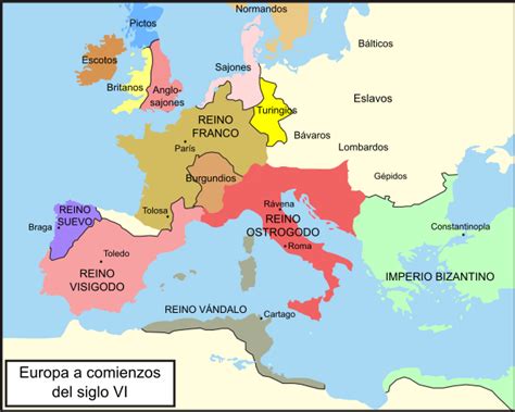 2 Los Reinos Germánicos Soc1 Tema 51 El Mundo En La Edad Media
