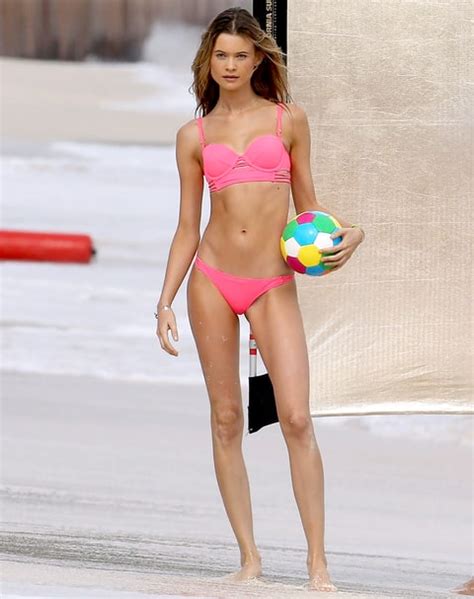 Behati Prinsloo Showed Off Her Toned Body At A Caribbean Photo Shoot On Sunday Nov 9 Credit