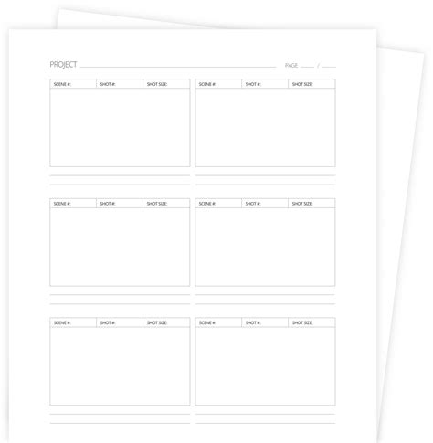 Storyboard Template For Word
