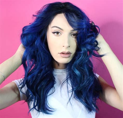 Cool 25 Fabulous Dark Blue Hair Ideas Using Your Hair To Brighten