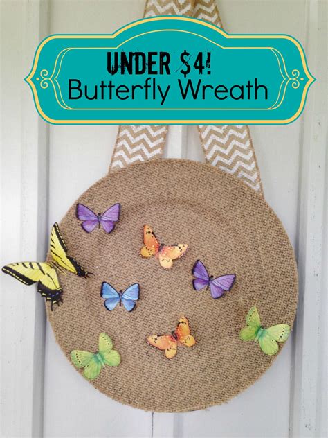 Spring Frugal Butterfly Door Wreath Home Decor April Crafts Crafts