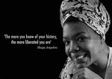 Maya Angelou History Quote Poster Black History Quotes Maya Angelou