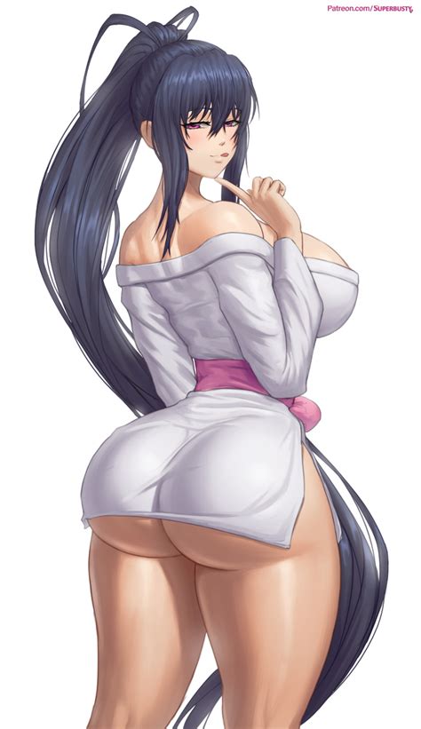 Rule 34 1girls Akeno Himejima Ass Breasts Female Hi Res High School
