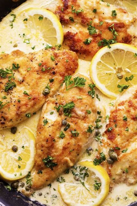 As the chicken cooks, it will release a cooking a whole chicken in the slow cooker won't give you the brown crispy skin you'd get from roasting in the oven. Creamy Lemon Chicken Piccata | The Recipe Critic