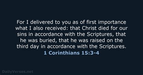 1 Corinthians 153 4 Bible Verse Esv