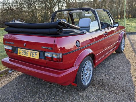 1989 Vw Golf 18 Gti Cabriolet Saturday 1st And Sunday 2nd April 2023