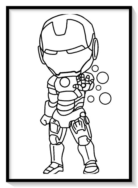 Dibujos De Iron Man 2 Para Colorear E Imprimir