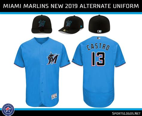 Our Colores Miami Marlins Unveil New Logos Uniforms For 2019 Sportslogosnet News