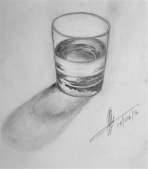 3d Glass Of Water Collin A Clarke Drawings And Illustration Still