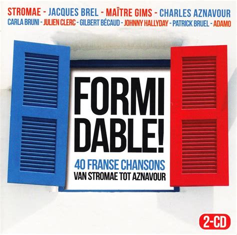 Formidable 42 Franse Chansons Formidable Cd Album Muziek