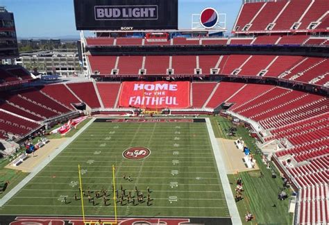 Breakdown Of The Levis Stadium Seating Chart San Francisco 49ers