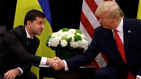 Presidents Trump Zelensky Insist There Was No Pressure On Ukraine Call