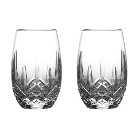 Waterford Crystal Lismore Nouveau Stemless White Wine Pair Cashs Of Ireland