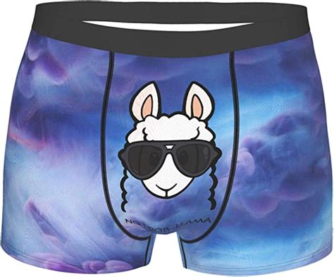 No Prob Alpaca Men S Boxer Briefs Comfort Strench Waistband Underwear