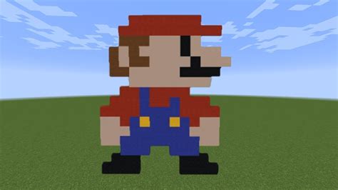 Minecraft Pixel Art Tutorial Mario Super Mario Brothers 2 Beginner 504