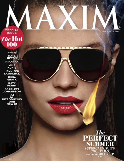 Maxim June 2014 Hot 100 Cover Maxim Magazine