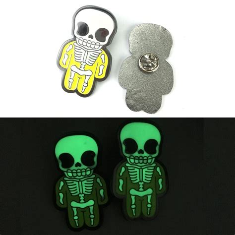 50 Glow In The Dark Enamel Pin Glow In The Dark Custom Pins Etsy