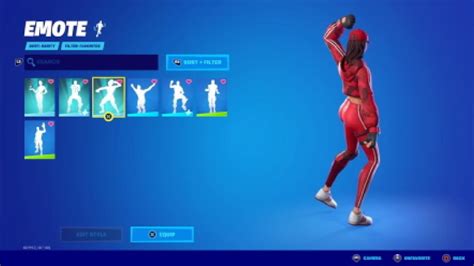 Fortnite Ruby Skin With Sus Emotes 🍊 Youtube
