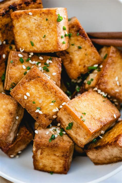 Perfect Pan Fried Tofu Recipe Pan Fried Tofu Fried Tofu Tofu