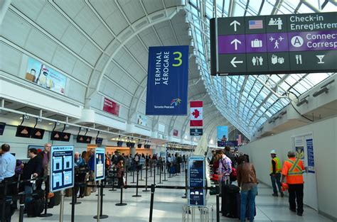 Terminal 3 Departures Area At Toronto Pearson International Airport