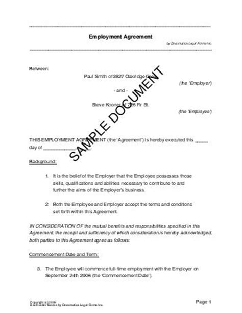 The sample was drawn comprises of staff and. Employment Agreement (Nigeria) - Legal Templates ...