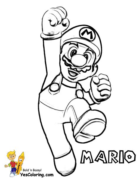 Super Mario Bad Guys Coloring Pages Coloring Pages