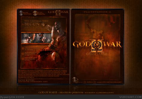 God Of War Ii Collectors Edition Playstation 2 Box Art Cover By Qwerty334