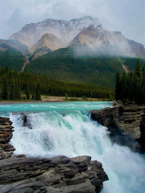 Athabasca Falls Alberta Canada Wonders Of The World Places To