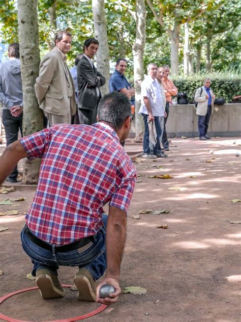 Traditional French Boules Game Editorial Photo Image Of Paris