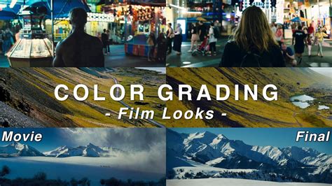 Recreating The Looks Of Movies Shot On Film Color Grading Youtube