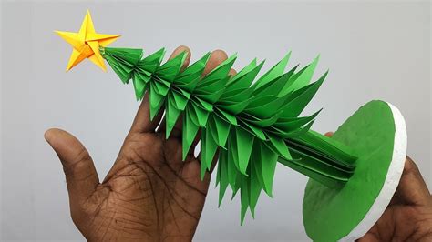 3d Paper Christmas Tree Making Diy Tutorial How To Make A 3d Paper