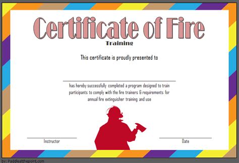 It is certified that dr. Fire Extinguisher Certificate Template (2