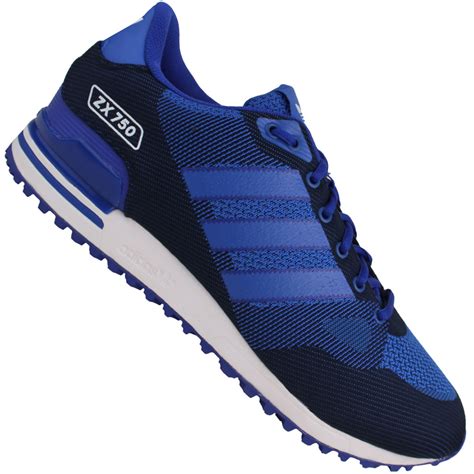 Adidas Originals Zx 750 Weave Herren Sneaker Bold Blue Fun Sport Vision