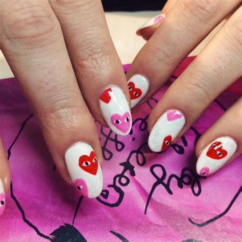 Wah Nails Nail Designs Valentines Heart Nails Valentines Nails