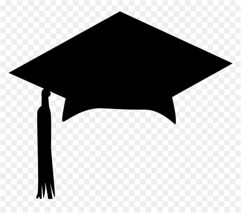 Graduation Hat Clipart Silhouette Graduation Cap Vector Silhouette