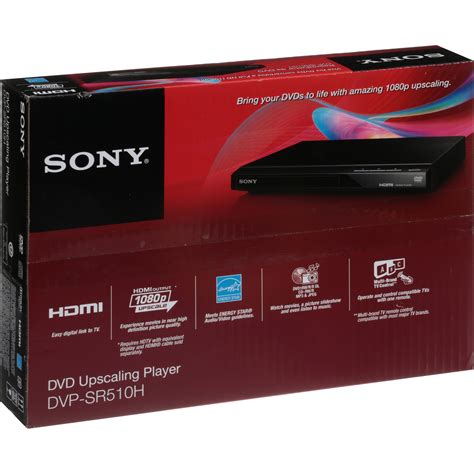 Sony 1080p Upscaling Hdmi Dvd Player Dvp Sr510h Best Deals And Price